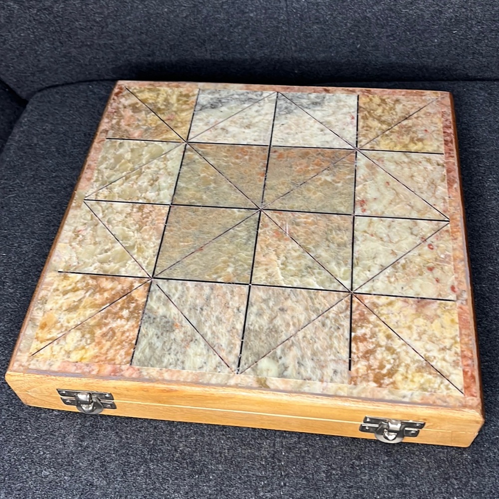Vintage, stone Gomoku board